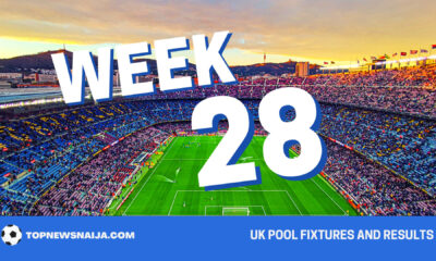 UK Pool Week 28 Fixtures and Results for Saturday, January 14, 2023