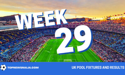 UK Pool Week 29 Fixtures and Results for Saturday, January 21, 2023