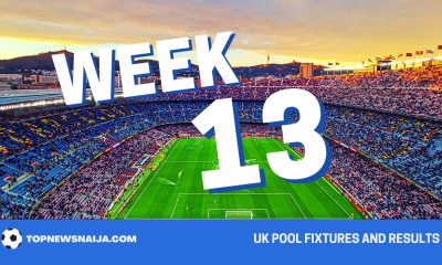 Week 13 Pool Fixtures